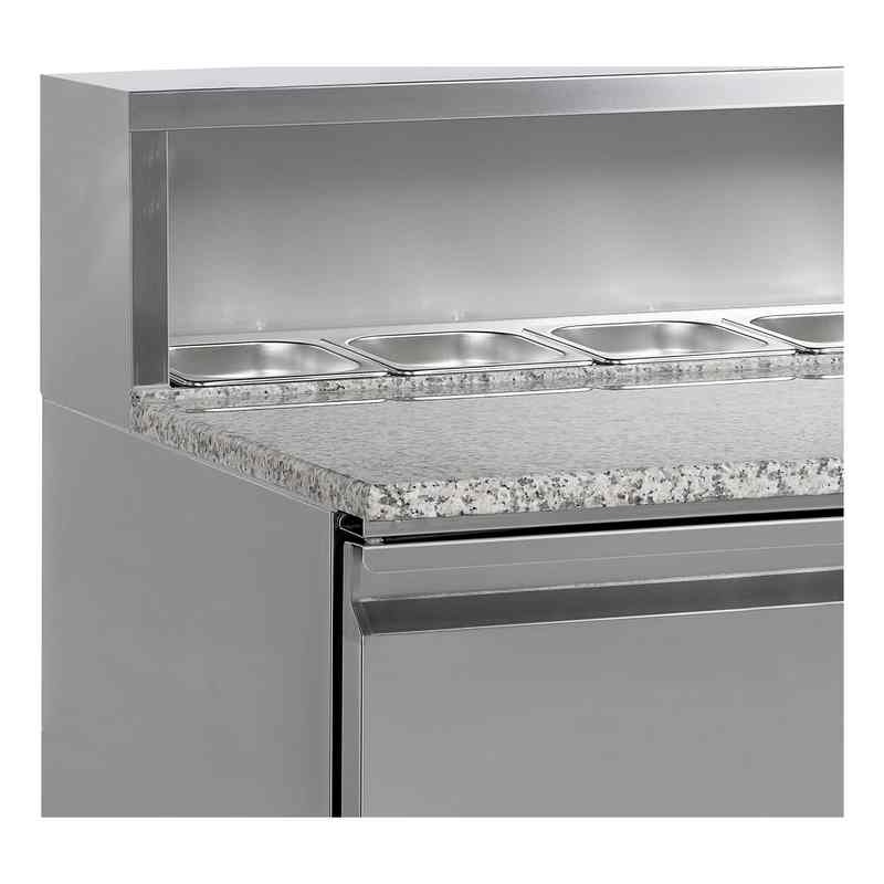 Bild 3: Tefcold Pizzakühltisch GN1/1 PT920 – 2 Türen