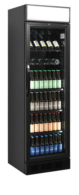 Bild 3: Tefcold Flaschenkühlschrank in Schwarz CEV425CP BLACK