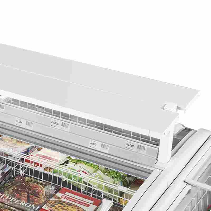 Bild 4: Tefcold Supermarkt-Kühler/Gefriertruhe in Anthrazit TWIN 220A-CF