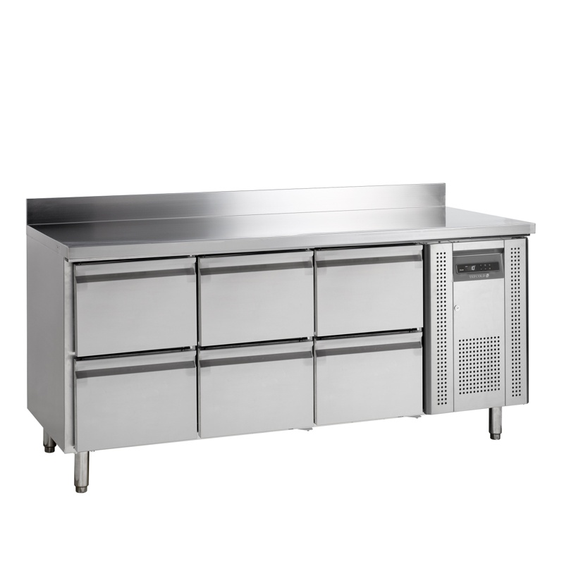 Bild 1: Tefcold Kühltisch GN1/1 CK7360 – 6 Schubladen