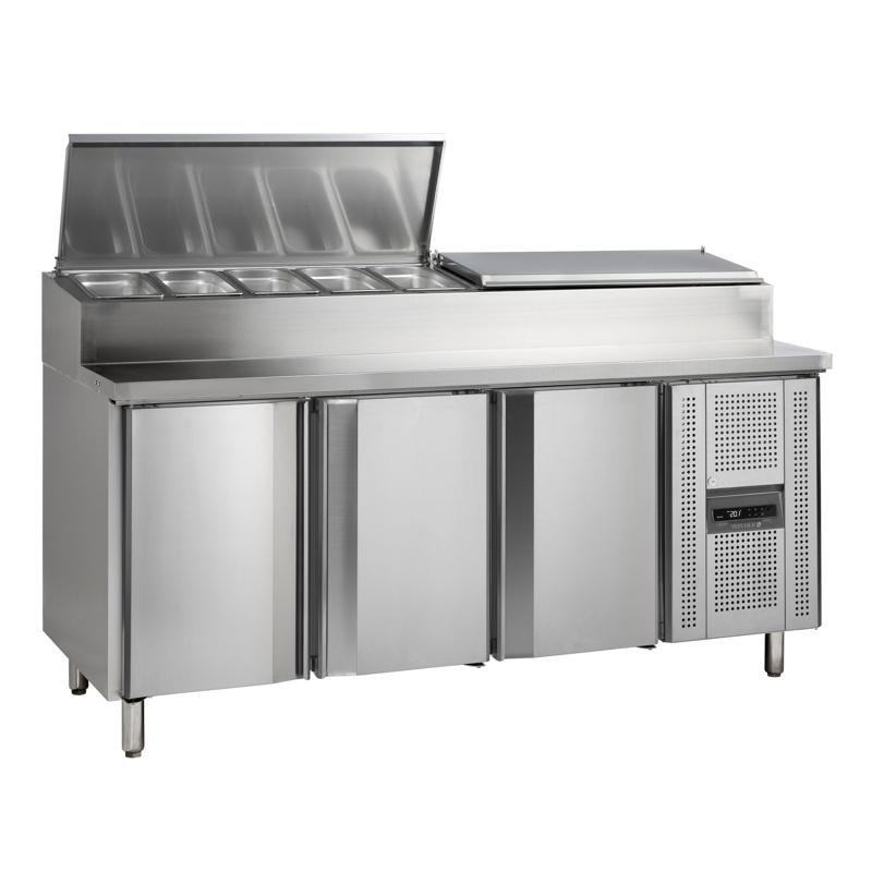 Bild 1: Tefcold Belegstation SS7300 GN 1/1 – 3 Türen