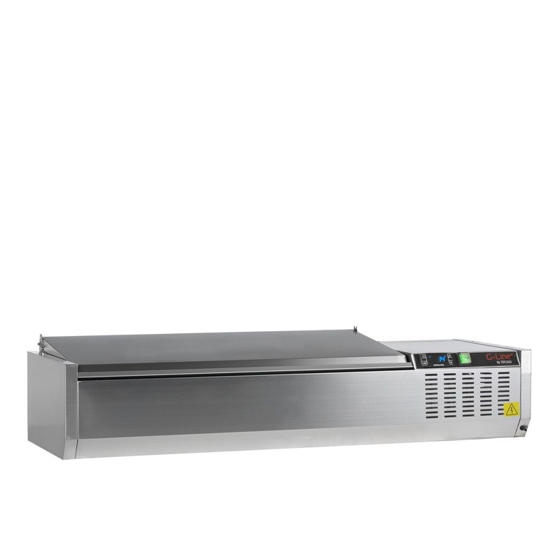 Bild 1: Tefcold Kühlaufsatz GN1/3 GVC38-120 S/S
