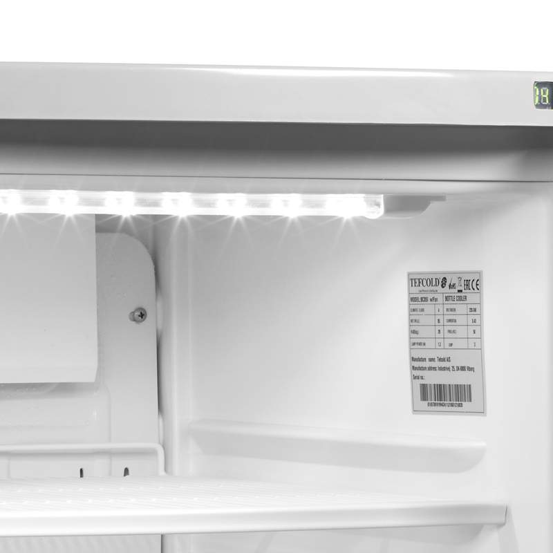 Bild 5: Tefcold Flaschenkühlschrank BC85 w/Fan