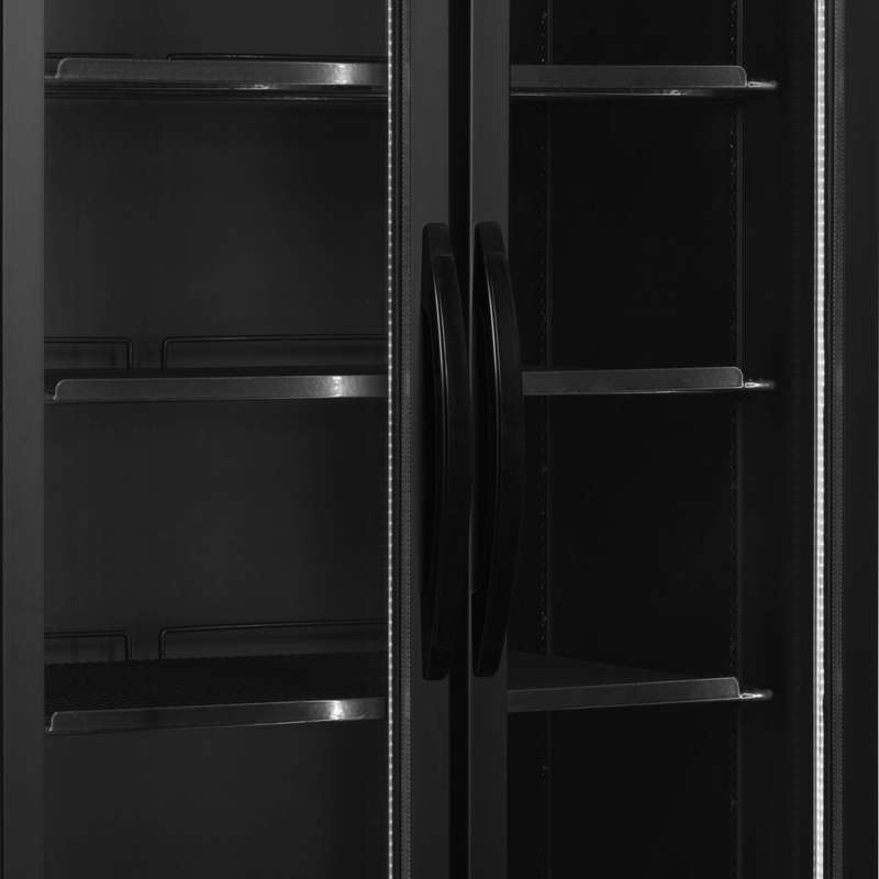 Bild 4: Tefcold Flaschenkühlschrank in Schwarz FS890H BLACK