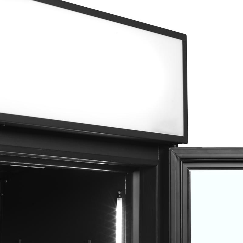 Bild 4: Tefcold Flaschenkühlschrank in Schwarz FSC1000H BLACK