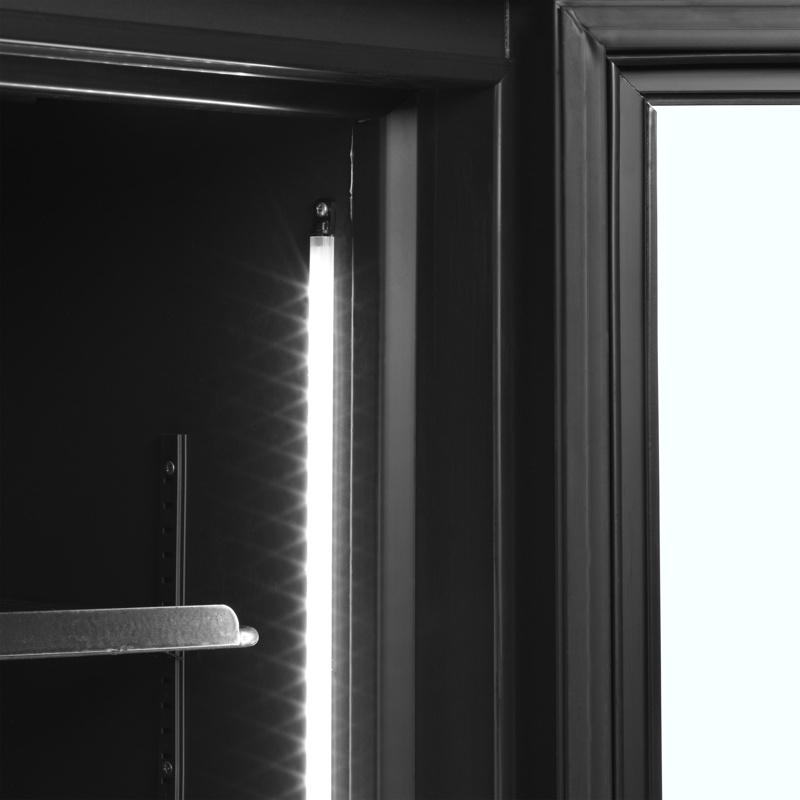 Bild 5: Tefcold Flaschenkühlschrank in Schwarz FSC1000H BLACK
