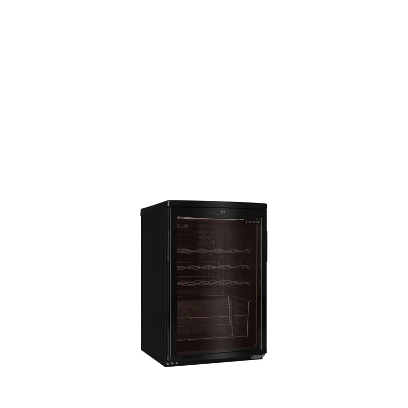 Bild 1: Tefcold Unterbau-Weinkühlschrank in Schwarz SC85 BLACK