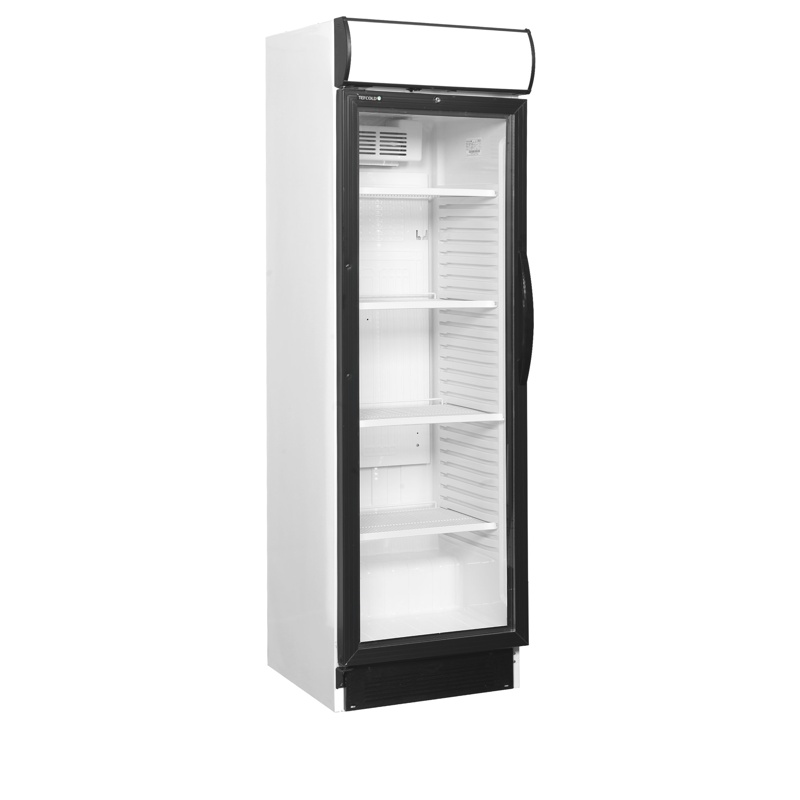 Bild 1: Tefcold Flaschenkühlschrank, Anschlag links CEV425CP 2 LED L/H