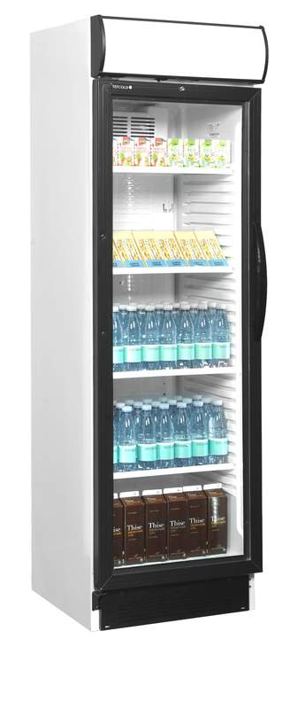 Bild 3: Tefcold Flaschenkühlschrank, Anschlag links CEV425CP 2 LED L/H