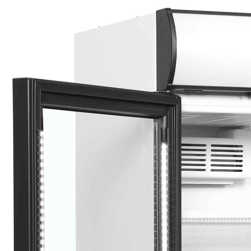 Bild 4: Tefcold Flaschenkühlschrank, Anschlag links CEV425CP 2 LED L/H
