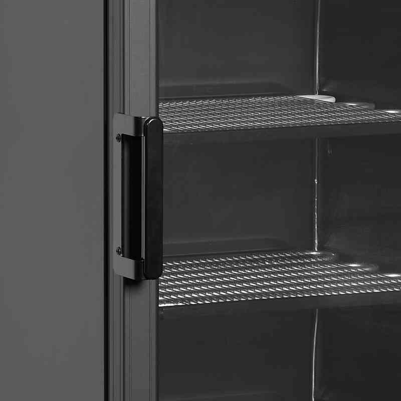 Bild 4: Tefcold Gefrierschrank mit Glastür in Schwarz UFSC371G Black