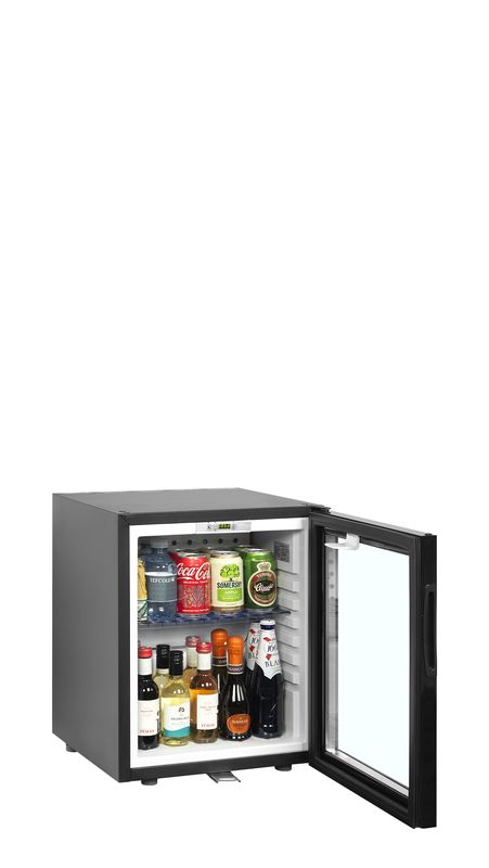 Bild 3: Tefcold Minibar-Kühlschrank mit Glastür TM35GC