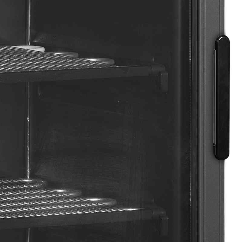 Bild 3: Tefcold Glastür Gefrierschrank UFSC371G Black L/H