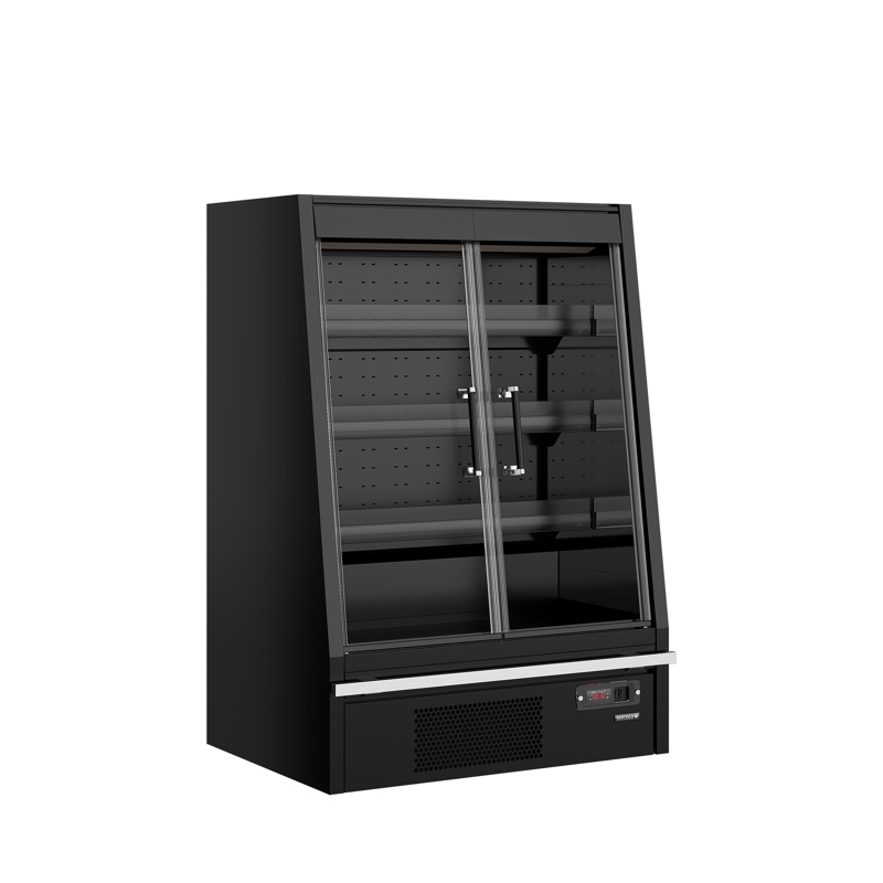 Bild 1: Tefcold Supermarkt-Multideck-Kühlschrank Galaxy+ GPL10FGD Black