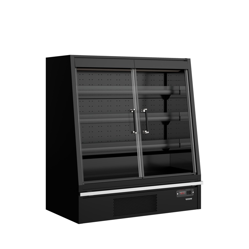 Bild 1: Tefcold Supermarkt-Multideck-Kühlschrank Galaxy+ GPL14FGD Black