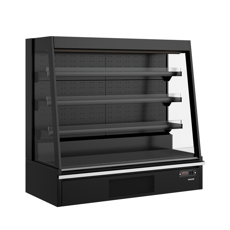 Bild 1: Tefcold Supermarkt-Multideck-Kühlschrank Galaxy+ GPL14 Black HC