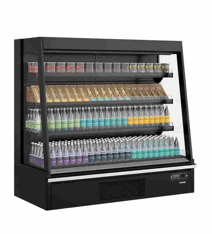 Bild 3: Tefcold Supermarkt-Multideck-Kühlschrank Galaxy+ GPL14 Black HC