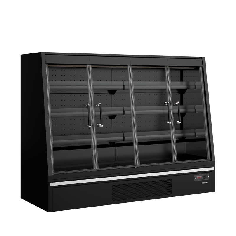 Bild 1: Tefcold Supermarkt-Multideck-Kühlschrank Galaxy+ GPL20FGD Black