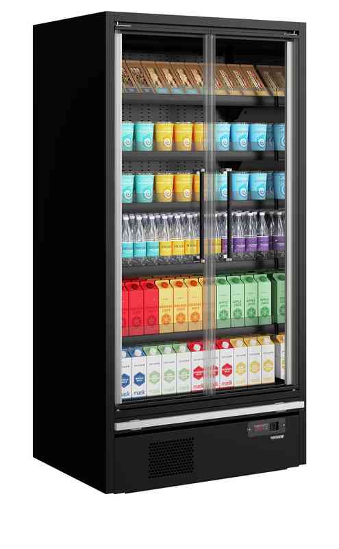 Bild 3: Tefcold Supermarkt-Multideck-Kühlschrank Galaxy+ GP10FGD Maxi Bl