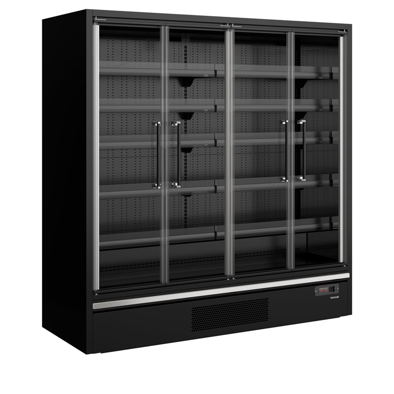 Bild 1: Tefcold Supermarkt-Multideck-Kühlschrank Galaxy+ GP20FGD Black
