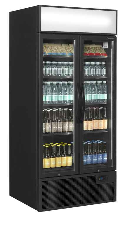 Bild 3: Tefcold Flaschenkühlschrank in Schwarz FSC891H Black