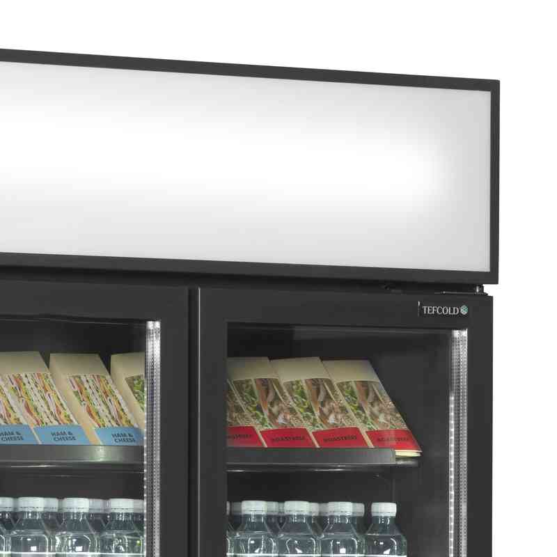 Bild 4: Tefcold Flaschenkühlschrank in Schwarz FSC891H Black