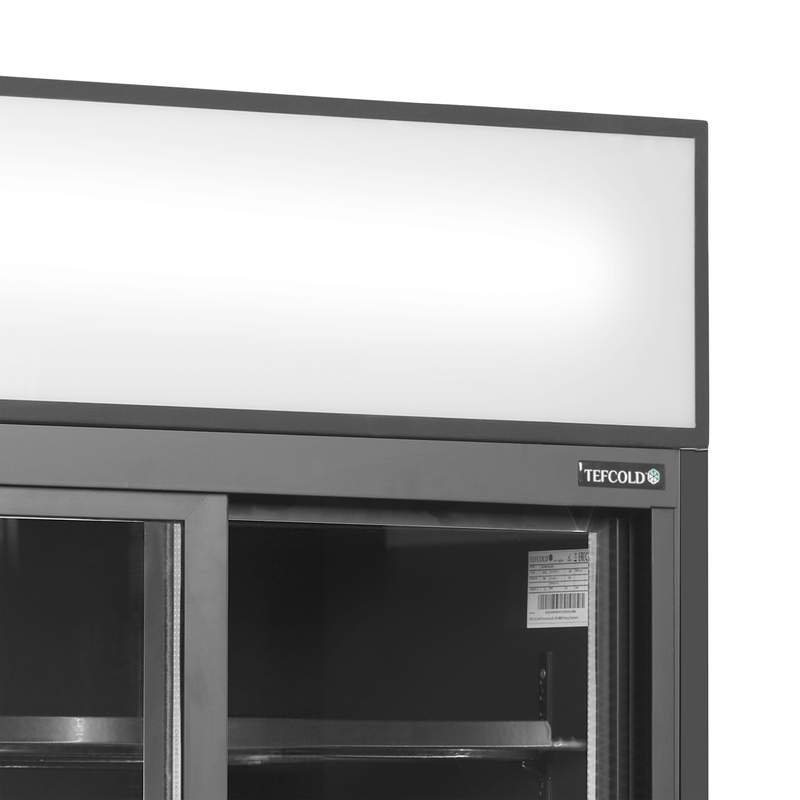 Bild 3: Tefcold Flaschenkühlschrank in Schwarz FSC891S Black