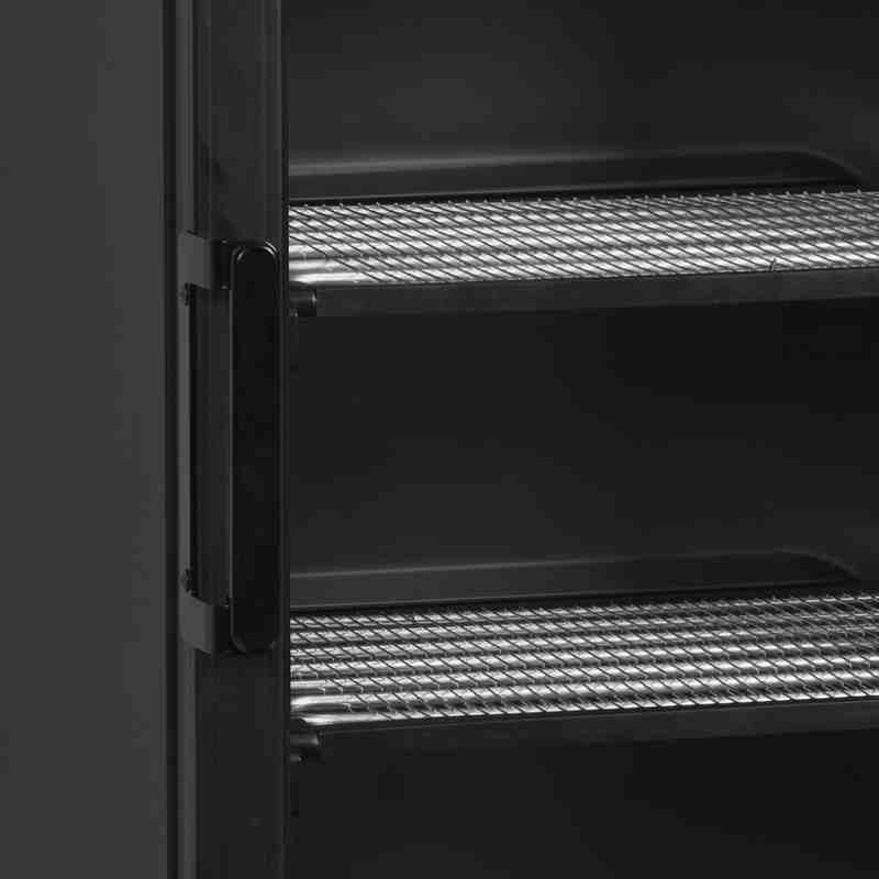 Bild 4: Tefcold Gefrierschrank mit Glastür in Schwarz UFSC371GCP Black