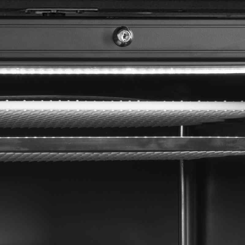 Bild 4: Tefcold Glastür Gefrierschrank UFSC371G Black L/H