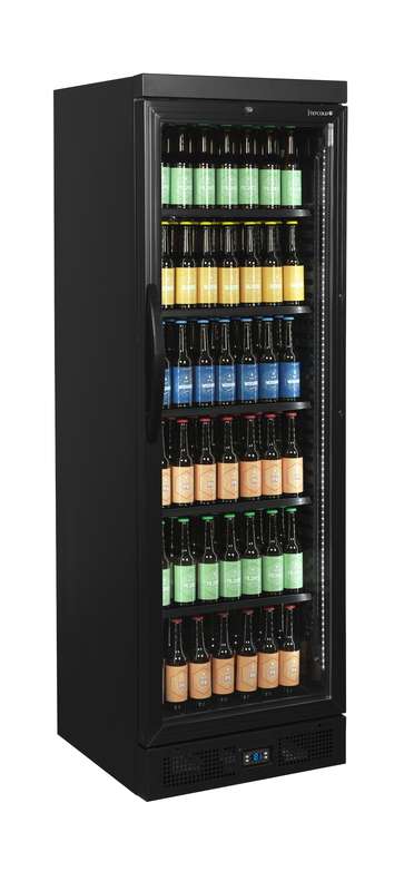 Bild 3: Tefcold Flaschenkühlschrank in Schwarz CEV435 BLACK