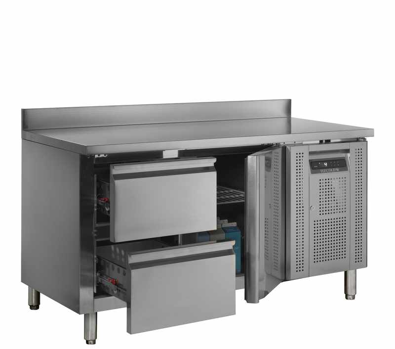 Bild 3: Tefcold Kühltisch GN1/1 CK7220 – 1 Tür + 2 Schubladen