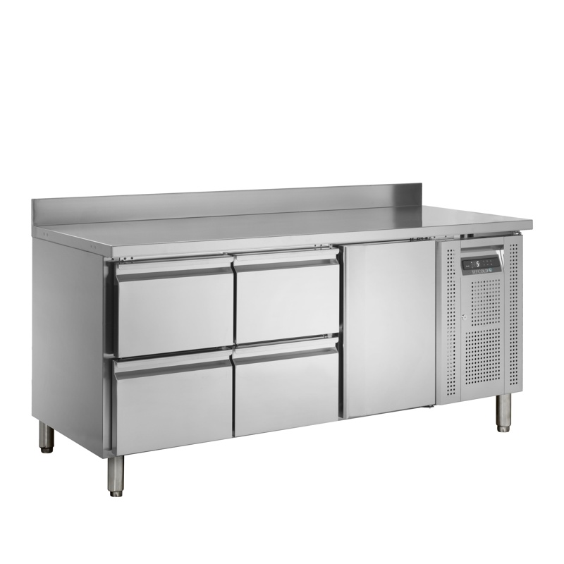 Bild 1: Tefcold Kühltisch GN1/1 CK7340 – 1 Tür + 4 Schubladen