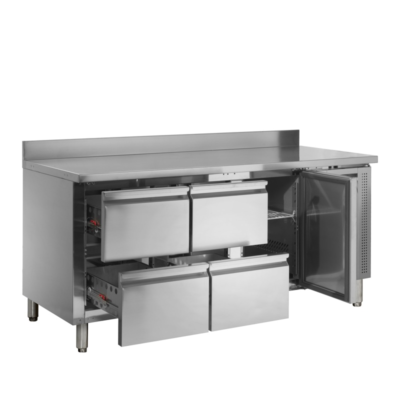 Bild 3: Tefcold Kühltisch GN1/1 CK7340 – 1 Tür + 4 Schubladen