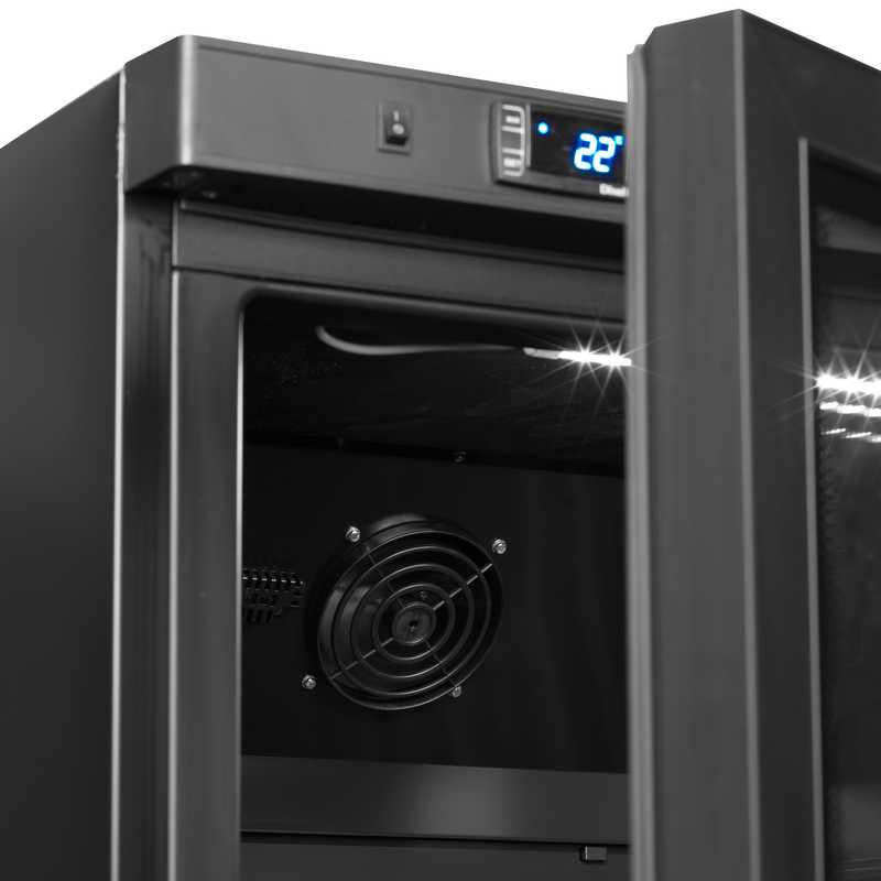 Bild 5: Tefcold Glastürkühlschrank GN2/1 UR600BG