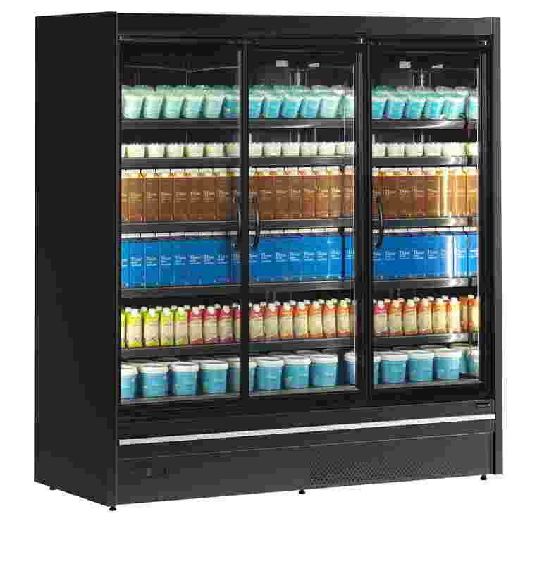 Bild 3: Tefcold Supermarkt-Multideck-Kühlschrank MDCA1875HB
