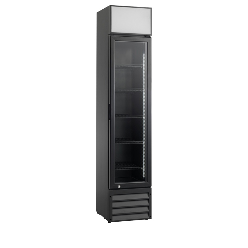 Bild 1: Tefcold Flaschenkühlschrank SD217EBlack