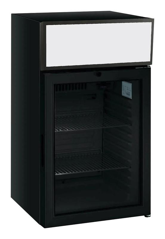 Bild 1: Tefcold Flaschenkühlschrank FS80CP BLACK