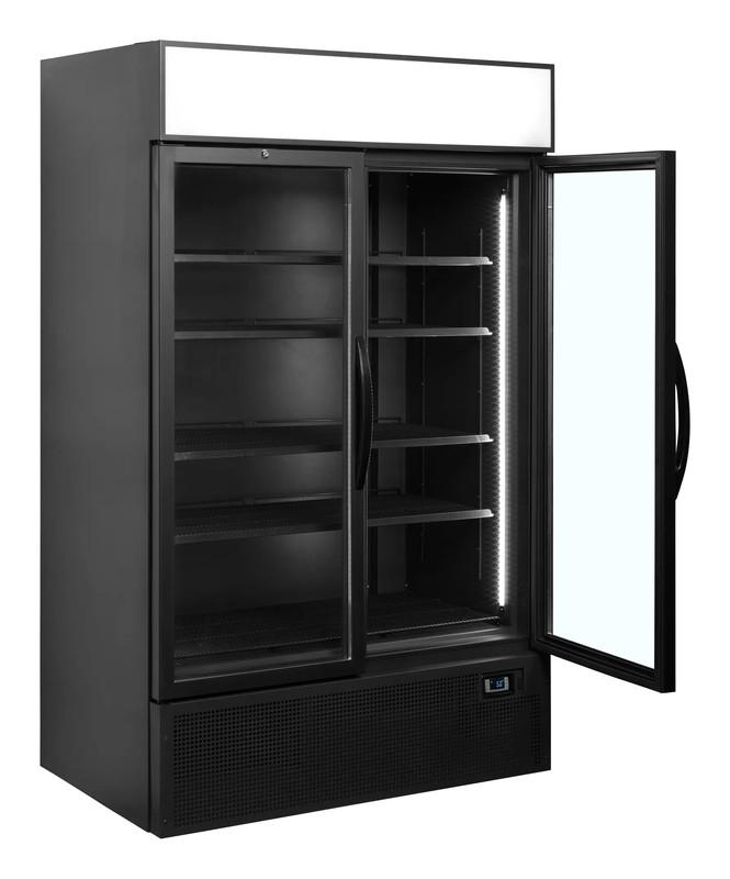 Bild 3: Tefcold Flaschenkühlschrank in Schwarz FSC1200H BLACK