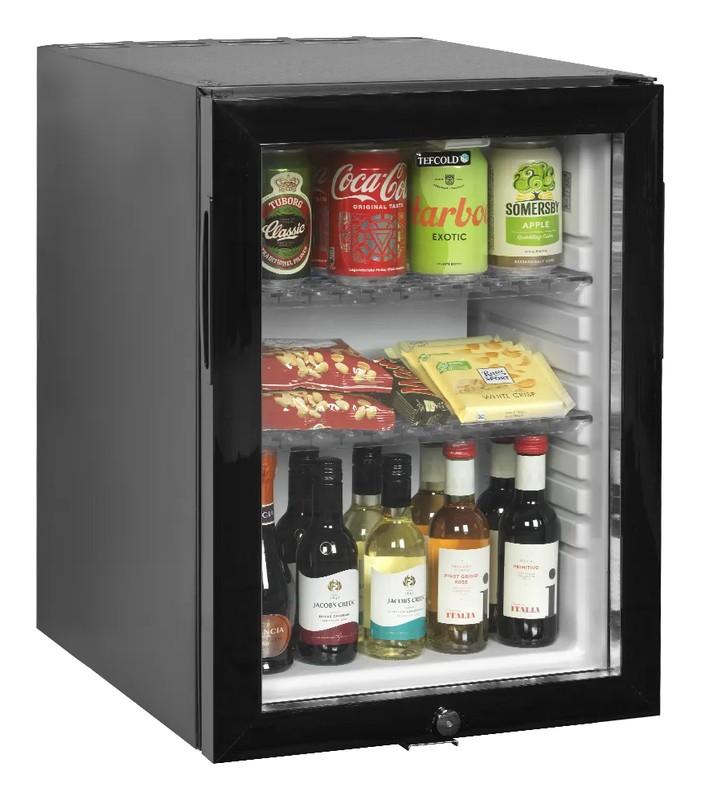 Bild 3: Tefcold Minibar-Kühlschrank mit Glastür TM45GC