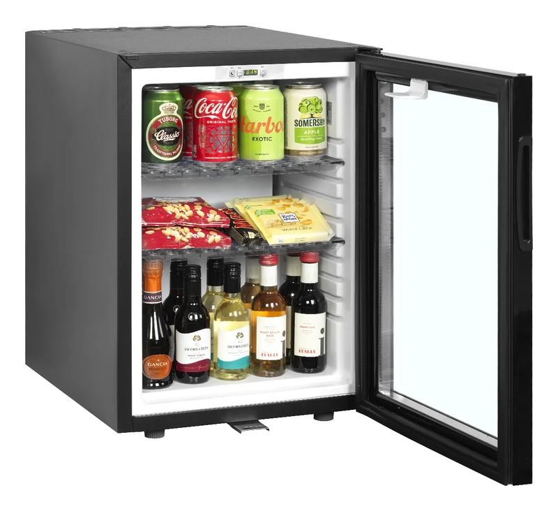 Bild 7: Tefcold Minibar-Kühlschrank mit Glastür TM45GC