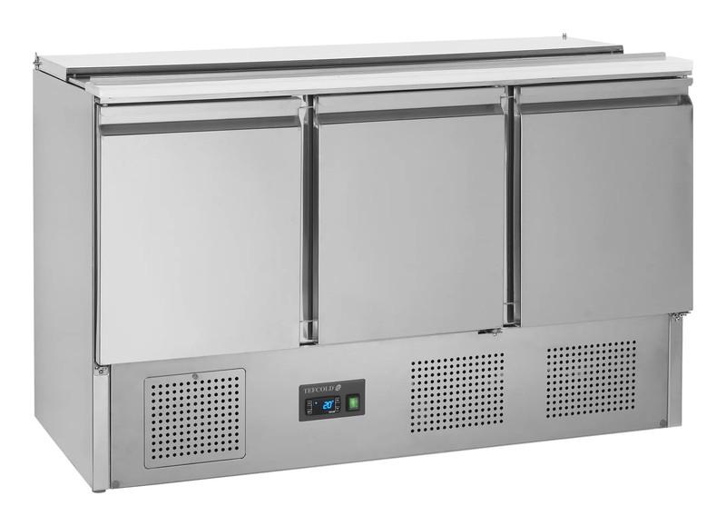 Bild 1: Tefcold Saladette GN1/1 SA1365 – 3 Türen