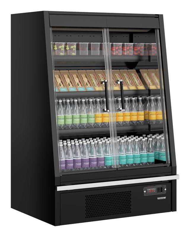 Bild 3: Tefcold Supermarkt-Multideck-Kühlschrank Galaxy+ GPL10FGD Black