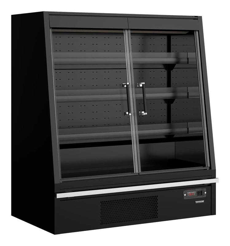 Bild 1: Tefcold Supermarkt-Multideck-Kühlschrank Galaxy+ GPL14FGD Black