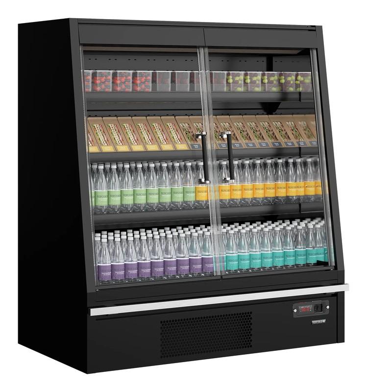 Bild 3: Tefcold Supermarkt-Multideck-Kühlschrank Galaxy+ GPL14FGD Black