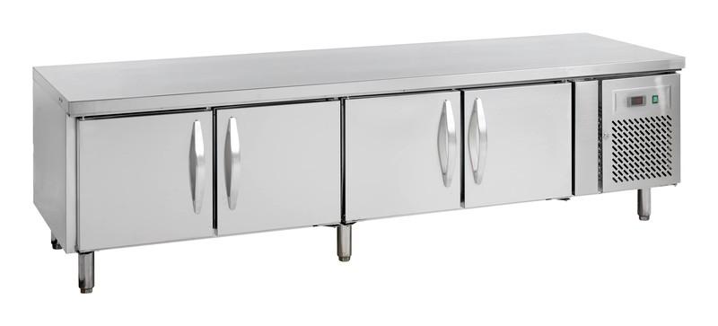 Bild 1: Tefcold Unterbau-Kühltisch GN1/1 UC5410 – 4 Türen