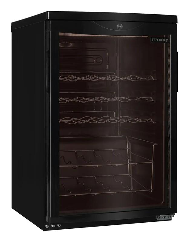 Bild 1: Tefcold Unterbau-Weinkühlschrank in Schwarz SC85 BLACK