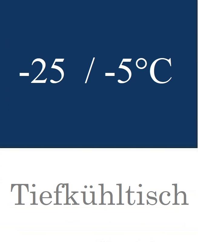 Bild 3: Gram G+ GASTRO F2 - Edelstahl-Tiefkühltisch -2 Abteile