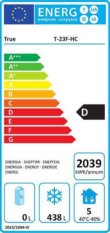 Bild 2: TRUE Tiefkühlschrank T-23F-HC