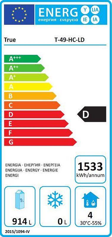 Bild 2: TRUE Kühlschrank T-49-HC-LD