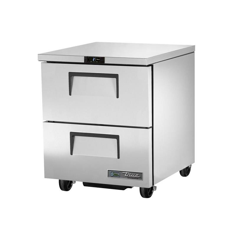 Bild 1: TRUE Unterbaukühltisch TUC-27D-2-HC mit 2 Schubladen